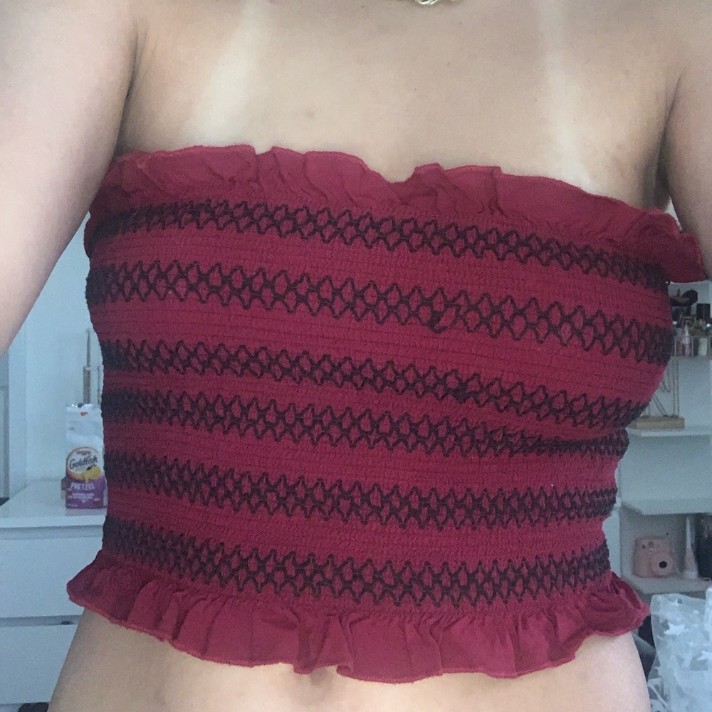 Black and red bando